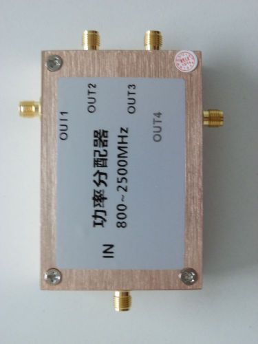 800-2500mhz 4-way microstrip power divider splitter with sma female connector for sale
