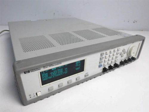 HP 81110A Pulse Pattern Generator 330MHz for Parts or Repair (nv 687)