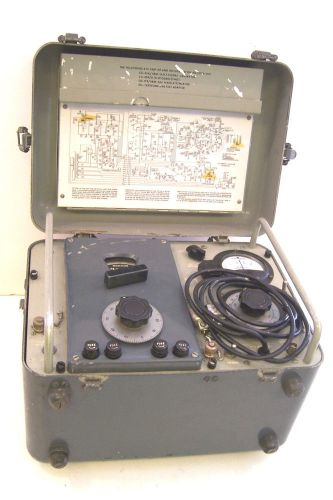 U.S. Navy RF Measurement Corp Signal Generator AN/URM-26A SG-45A/URM-26 #650 Vtg