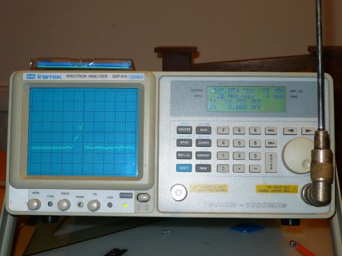 Ham Radio: Instek GSP-810 Spectrum Analyzer W/ Tracking Generator