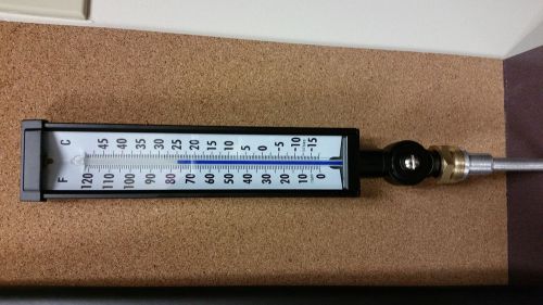 Industrial thermometer, 0 to 120 f model 4lzn7 for sale