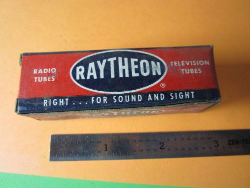 VACUUM TUBE  RAYTHEON 6BA7 RECEIVER TV HAM RADIO  BIN#D6