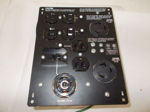 Receptacle assembly board for apc matrix 5000 plugs, circuit breaker, nema for sale