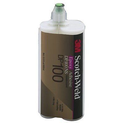 3M Scotch-Weld Epoxy Adhesive DP100NS Translucent, 1.7 fl oz (Pack of 1) New