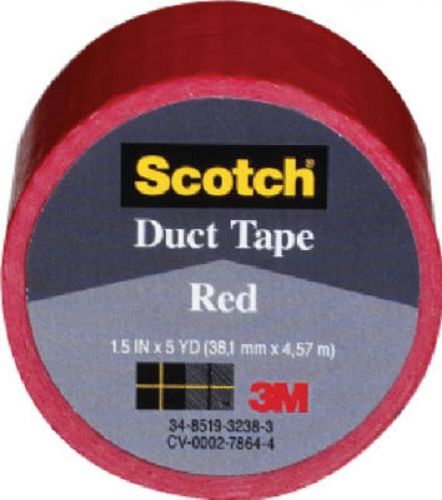 3M Scotch 1.5&#034; x 5YD Red Multi Purpose Duct Tape 1005-RED-IP