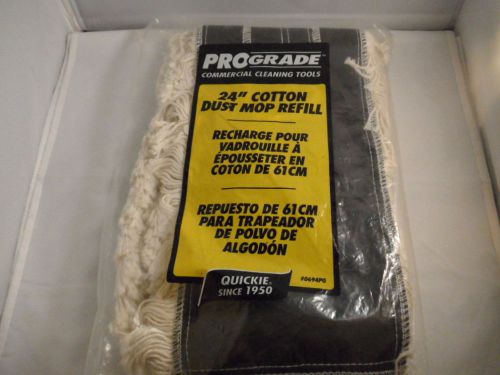 Quickie 24&#034; cotton dust mop professional prograde #0694pg ~ refill ~ (new!) for sale