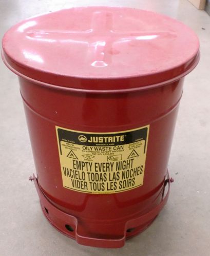 &#039;Justrite&#039; Oily waste can