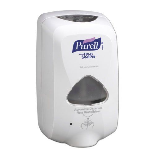 Purell  Dove Gray Touch Free Hand Sanitizer Dispenser Uses Gel Or Foam Durable