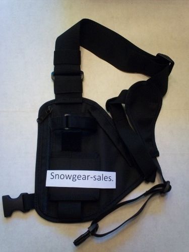 Hands free radio chest harness xxl for pro &amp; uhf radios black 101- xxl for sale