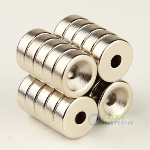 20pcs d.15 x 5mm hole:5mm super strong rare earth neo neodymium disc magnets n35 for sale