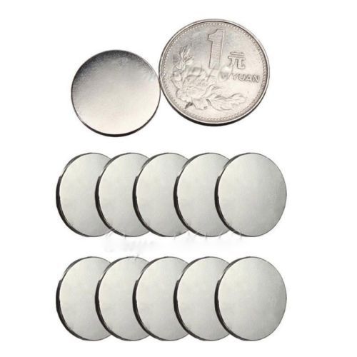 10pcs disc rare earth neodymium super strong magnets n35 craft model 20mm x 2mm for sale