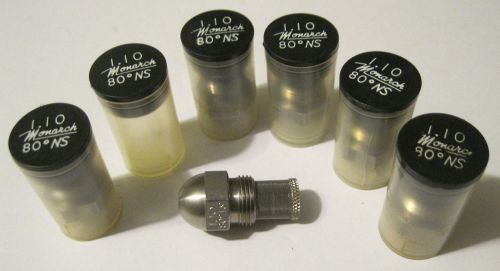6 MONARCH 1.10 / 80 NS OIL BURNER NOZZLES for Heater Furnace
