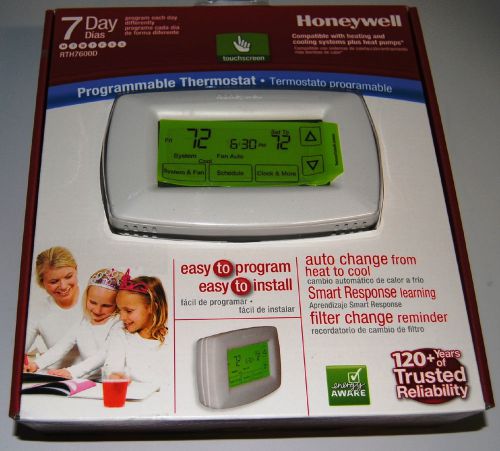 NEW HONEYWELL RTH7600D TOUCHSCREEN 7 DAY PROGRAMMABLE THERMOSTAT AUTOCHANGE