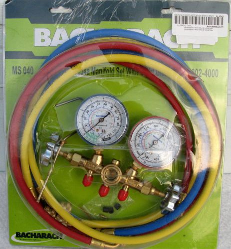 Bacharach 2002-4000 model ms040 manifold set with sight glass for sale