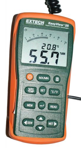 EXTECH EA25 Easy View Hygro-Thermometers, US Authorized Dealer