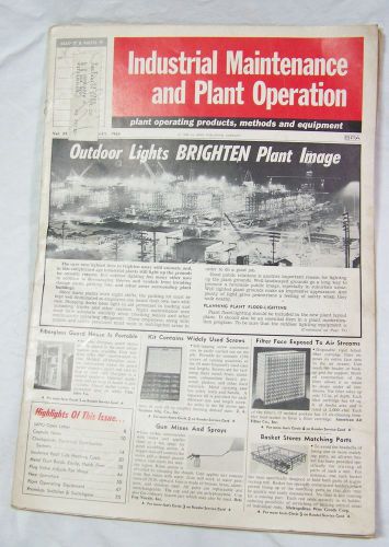 Vintage Feb.1968 Industrial Maintenance &amp; Plant Operation Catalog