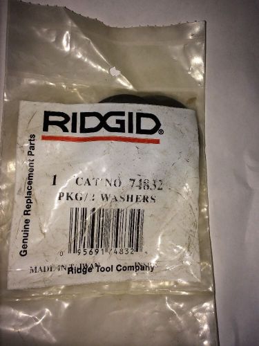 RIDGID PART NUMBER 74832 PKG OF 2 WASHERS New Free Shipping