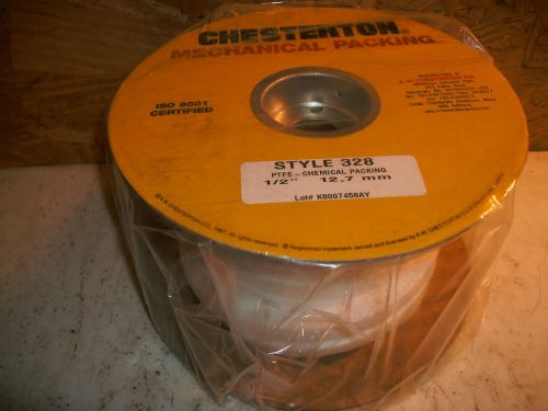 CHESTERTON 328 MECHANICAL CHEMICAL PUMP PTFE PACKING 1/2&#034; 5 LBS