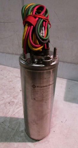 Franklin 2145089003s submersible pump motor 1 ph 1 hp 230v 4 in 3 wire for sale