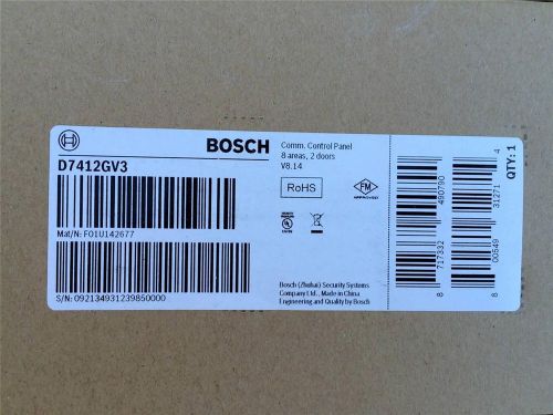 Bosch d7412gv3 alarm control panel with enclosure and power supply *new in box* for sale