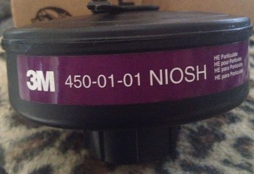 1 each    3m 450-01-01 niosh he particulate cartridge free shipping for sale