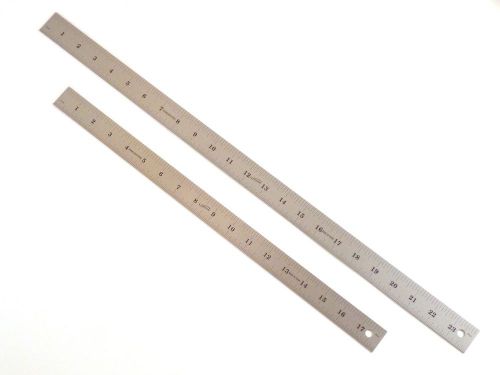 18&#034; and 24 &#034; 4r (1/8, 1/16, 1/32, 1/64) stainless steel machinist ruler / rule for sale