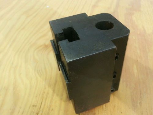 Mori-Seiki SL-1 CNC lathe tool holder with 5/8 thru hole