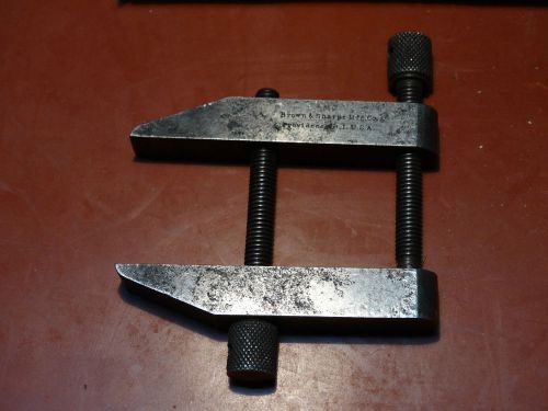 Vintage Brown &amp; Sharpe Toolmaker / Gunsmith Clamp Machinist Tool Made in U.S.A.