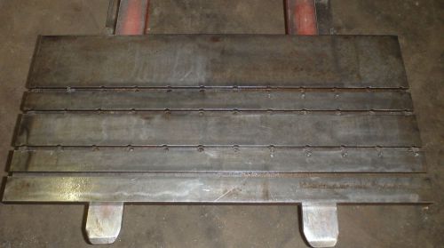 46&#034; x 21.5&#034; steel welding t-slotted table cast iron layout plate t-slot weld for sale