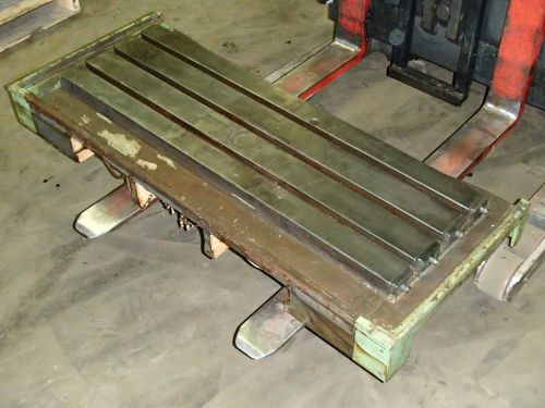 52.25&#034; x 20.8&#034; x 5.5&#034; steel welding 3 t-slotted table cast iron layout plate for sale