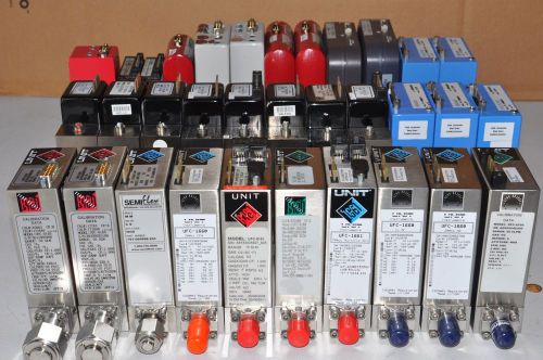 1 LOT (33) MASS FLOW CONTROLLER,VERY CLEAN CONDITION.SEE DETAIL