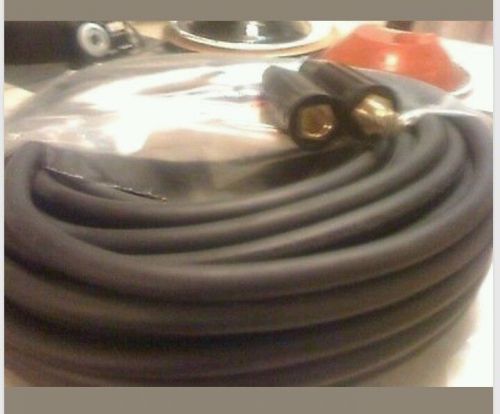 50 2/0 welding cable  with 2 cable connectors for sale
