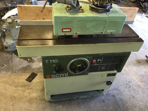 Scmi t110 t110b 5 speed shaper with power feeder 220v 3ph for sale