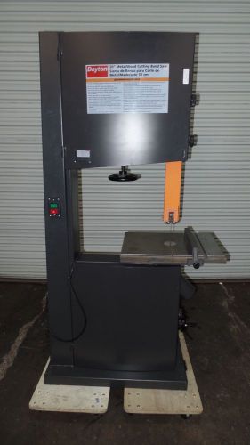 DAYTON 20&#034; BANDSAW FOR WOOD AND METAL HIGH LOW GEAR BOX SINGLE PHASE