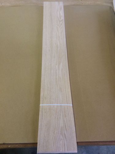 Wood Veneer Red Oak 7x52 22pcs total Raw Veneer &#034;EXOTIC&#034; RO4 8-13