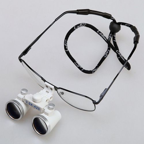 NEW 3.5 X Dental Surgical Binocular Loupes Magnification 420mm for Dentist