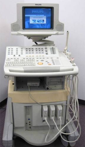Philips HDI5000 Ultrasound SonoCT XRes probes P4-2, L12-5, C5-2, C8-4v  HDI 5000