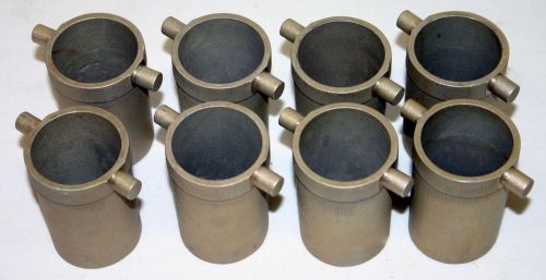 IEC CUPS, MODEL 362, 6  1/2 &#034; BABCOCK BOTTLE, ONE BAG OF EIGHT, MATCHED WEIGHTS