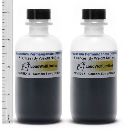 Potassium permanganate  ultra-pure (98%)  fine powder  10 oz  fast from usa for sale