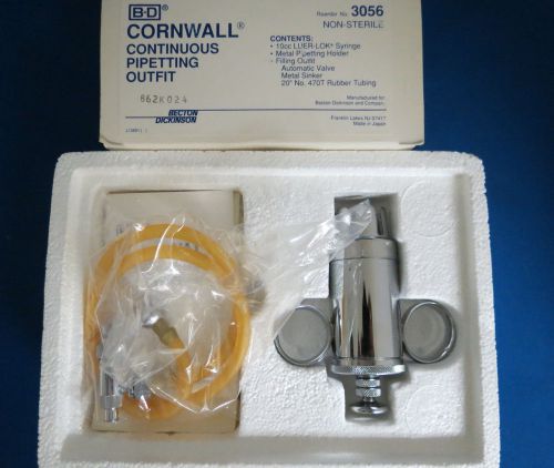 BD Cornwall Continuous Pipetting Outfit 10cc Syringe # 3056
