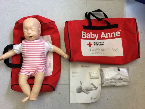 Authentic new laerdal baby anne cpr infant manikin. bag &amp; all extras! for sale