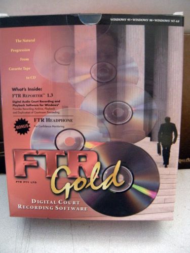 Used ftr gold 1.3 digital record playback transcription &amp; distribution software for sale