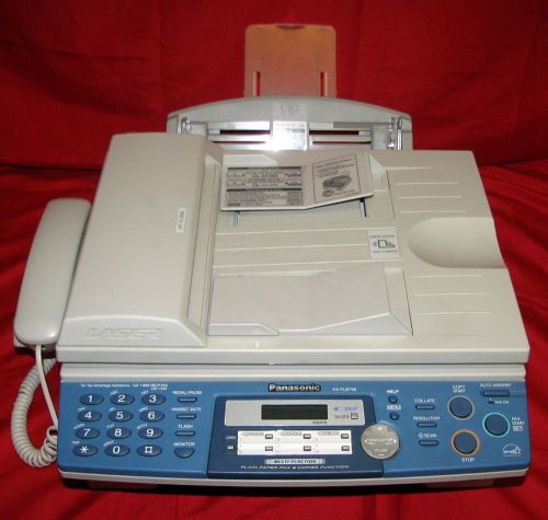 Panasonic kx-flb756 high end multi-function plain paper printer, fax, and copier for sale