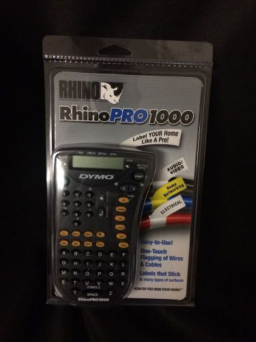 NEW Rhino Pro 1000 Label Maker Tool