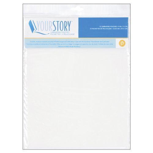 YourStory 9-Inch-by-11-1/2-Inch Laminating Pouches  12 Pouches
