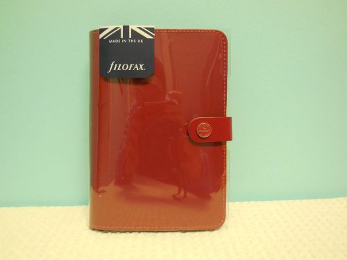 2015 filofax weekly organizer domino personal red leather paper for sale