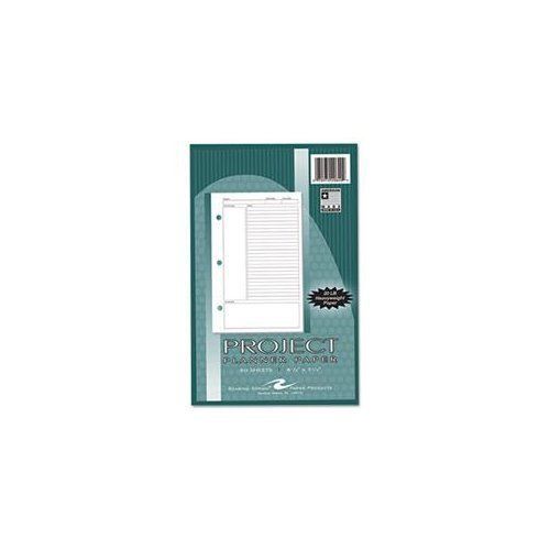 Roaring Spring 8-1/2x5-1/2 Project Planner Paper - 5.50&#034; X 8.50&#034; (roa20820)