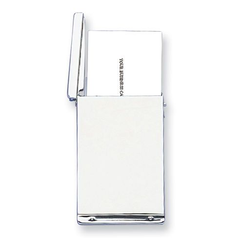 Nickel-plated Plain Pop-Up Business Card Case Office