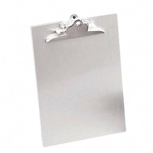 Saunders Aluminum Clipboard with Conventional Clip, Letter Size, 1&#034; Capacity