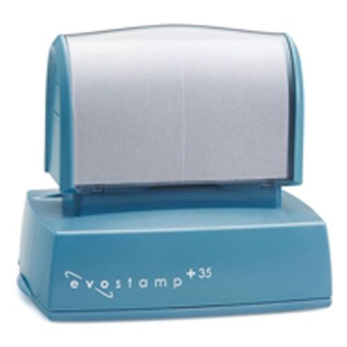 EVOSTAMP PLUS 35 Custom for Logo and Address Pre-inked Rubber Stamp